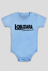 Łobuziara (body niemowlęce) ciemna grafika