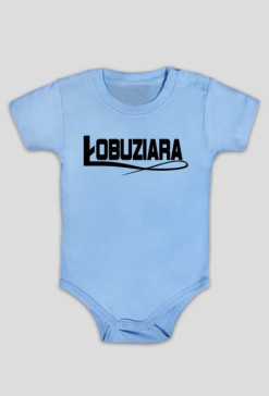 Łobuziara (body niemowlęce) ciemna grafika