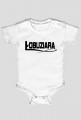 Łobuziara (body niemowlęce) ciemna grafika