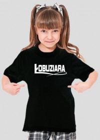 Łobuziara (koszulka dziewczęca) jasna grafika