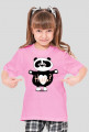 Panda Hug Girl's T-shirt pink