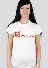 Ekskluzywny T-shirt damski - Princess - Model #3