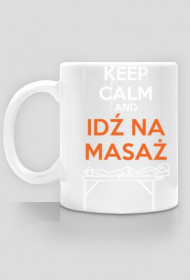 kubek - "idź na masaż" (motyw jasny)