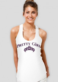 Koszulka na ramiączkach - Pretty Girl - Model #4