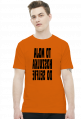 Koszulka do selfie (koszulka męska) ciemna grafika