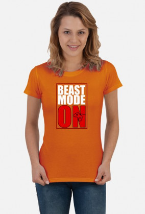 Beast Mode ON Biały Damski