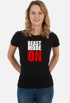 Beast Mode ON Biały Damski