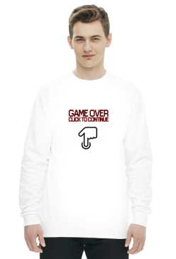 Bluza Game Over Biała