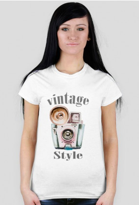 Koszulka damska fotograficzna Vintage style