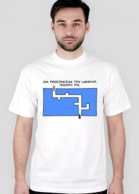 T-shirt męski "Labirynt"