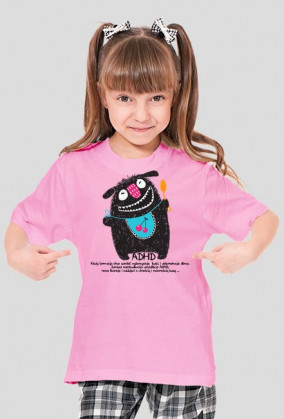 ADHD Liga Świata - Koszulka Dziewczynka