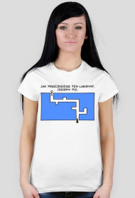T-shirt damski "Labirynt"