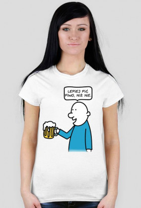 T-shirt damski "Piwo"
