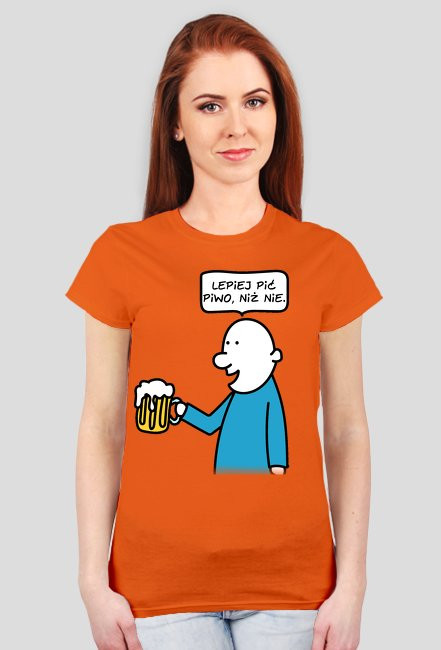 T-shirt damski "Piwo"