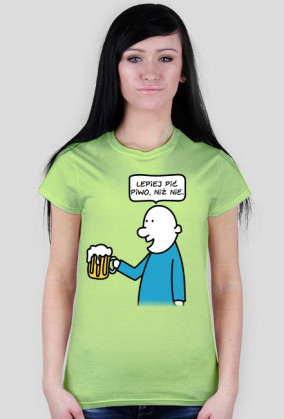 T-shirt damski "Piwo"