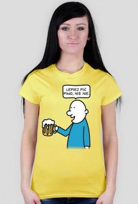 T-shirt damski "Piwo"