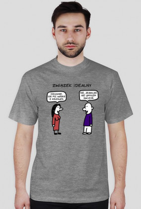 T-shirt męski "Związek idealny"