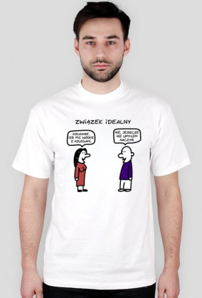 T-shirt męski "Związek idealny"