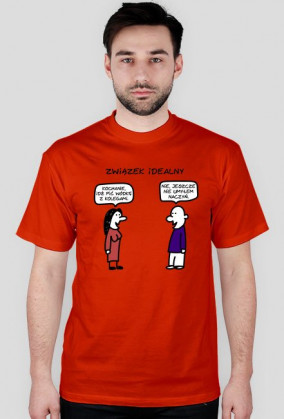 T-shirt męski "Związek idealny"