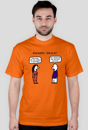 T-shirt męski "Związek idealny"