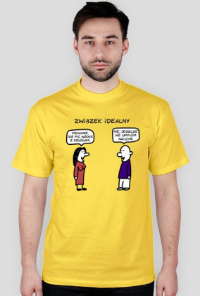 T-shirt męski "Związek idealny"