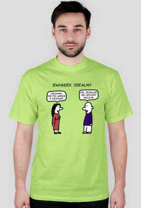 T-shirt męski "Związek idealny"