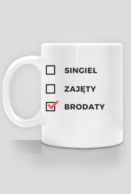 Kubek Singiel, Zajęty, Brodaty