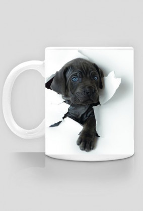 SZARY PIESEK Kubek Full Print