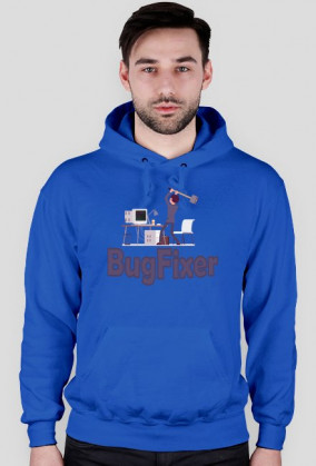 BugFixer - Bluza z kapturem