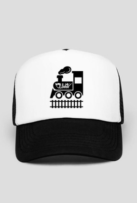 CZUWAK - CZAPKA TRUCKERKA - B&W