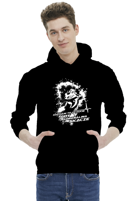Kocham to uczucie gdy adrenalina skacze - Bluza motocyklowa