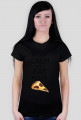 Koszulka dla fanki pizzy KEEP CALM AND EAT PIZZA