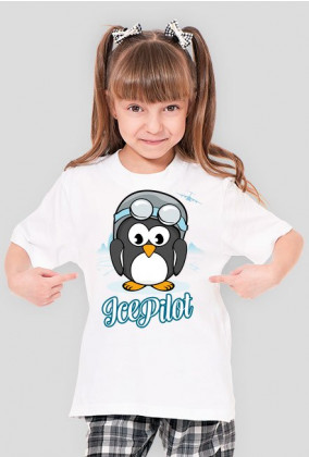 AeroStyle - Ice Pilot koszulka dla dziewczynki