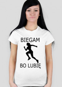 Koszulka dla fana biegania BIEGAM BO LUBIĘ 2