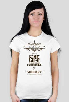 Coffee and whiskey