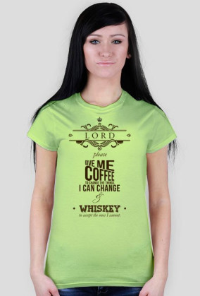 Coffee and whiskey