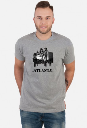 Atlanta - koszulka męska biała & kolor