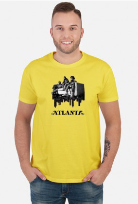Atlanta - koszulka męska biała & kolor