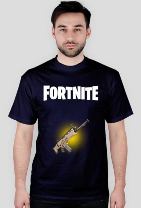 Fortnite - gold scar