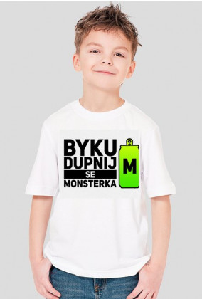 Cool Koszulka BykuDupniiSeMonsterka