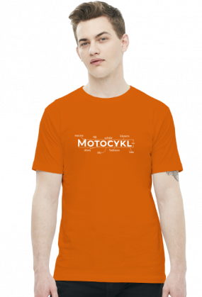 MOTOCYKL - MĘSKA KOSZULKA MOTOCYKLOWA
