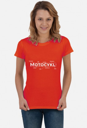 MOTOCYKL - DAMSKA KOSZULKA MOTOCYKLOWA