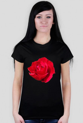 Rose t-shirt woman