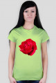Rose t-shirt woman