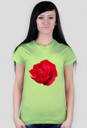 Rose t-shirt woman