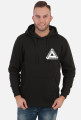 GERANIUM GERANIUM GERANIUM BLACK HOODIE