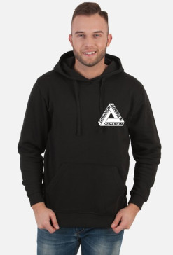 GERANIUM GERANIUM GERANIUM BLACK HOODIE
