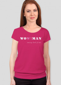 koszulka damska różowa: WOWMAN
