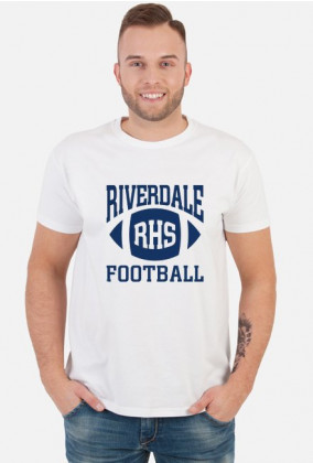 Riverdale Football - koszulka męska kolor & biały