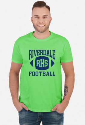 Riverdale Football - koszulka męska kolor & biały